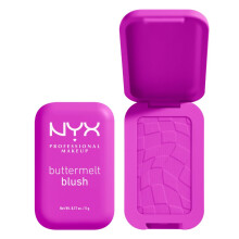 NYX PROFESSIONAL MAKEUP Buttermelt Powder Blush -poskipuna, joka kest       jopa 12 tuntia. Vegaaninen meikkivoide.