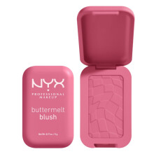 NYX PROFESSIONAL MAKEUP Buttermelt Powder Blush Tvrenka odoln proti vyblednut a prenosu a 12 HR Make-up Wear Vegan Formula - For The Butta