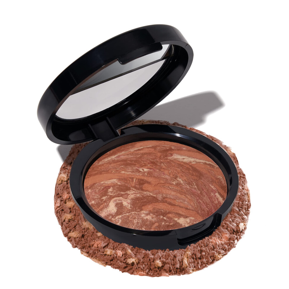 LAURA GELLER NEW YORK Baked Bronze-N-Brighten Bronzer Powder - Deep - Natural Bronze Glow