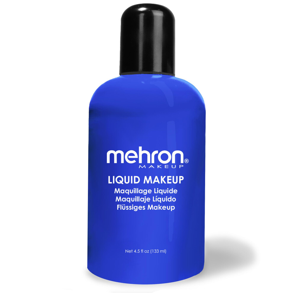 Mehron Makeup Liquid Makeup | Face Paint and Body Paint Perfect for Halloween  Cosplay I Air Brush Compatible Body Paint 4.5 oz (133 ml) (GL