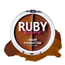 Ruby Kisses 3D Gesichtscreme Grundierung & Concealer, 12 Stunden Haltbar, Mittlere bis Volle Deckkraft