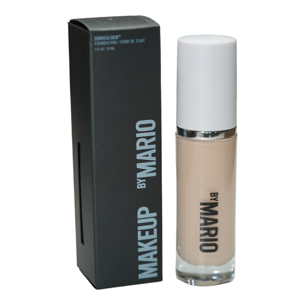 MAKEUP BY MARIO SurrealSkin Liquid Foundation  Liquid Formula  Vegan  Long-wearing coverage  Hydrating  Natural Finish  Size 30 mL (1C - fai