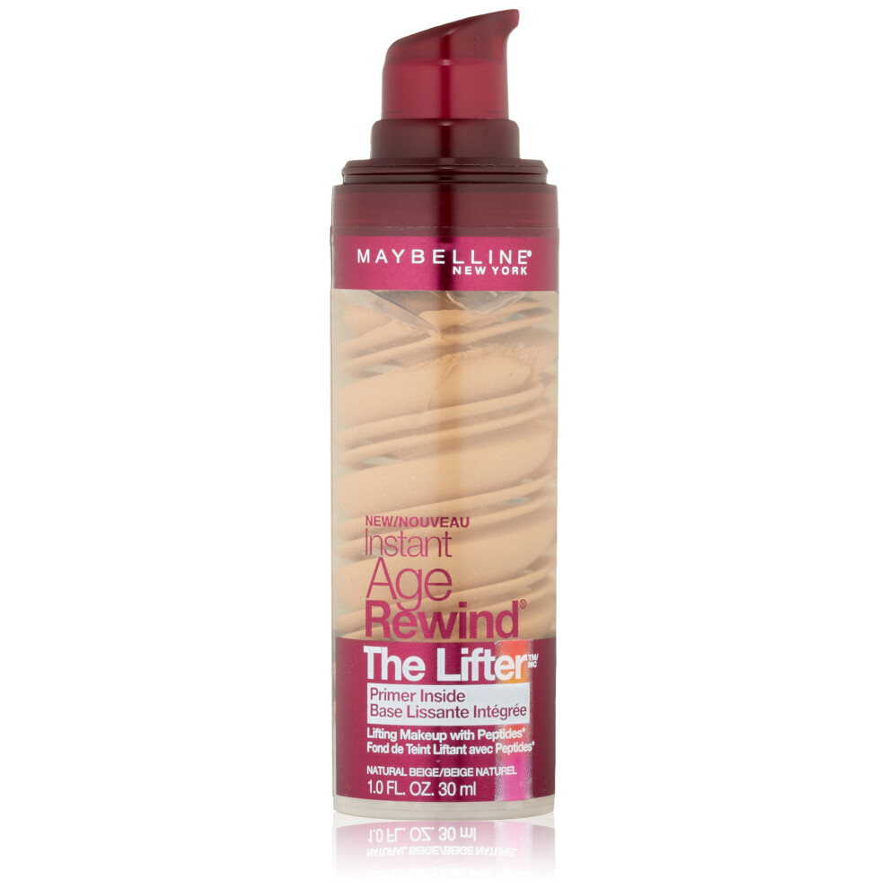 Maybelline New York Instant Age Rewind The Lifter Makeup  Natural Beige  1 Fluid Ounce