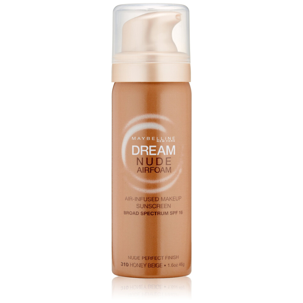 Maybelline New York Dream Nude Airfoam Foundation  Honey Beige  1.6 Ounce