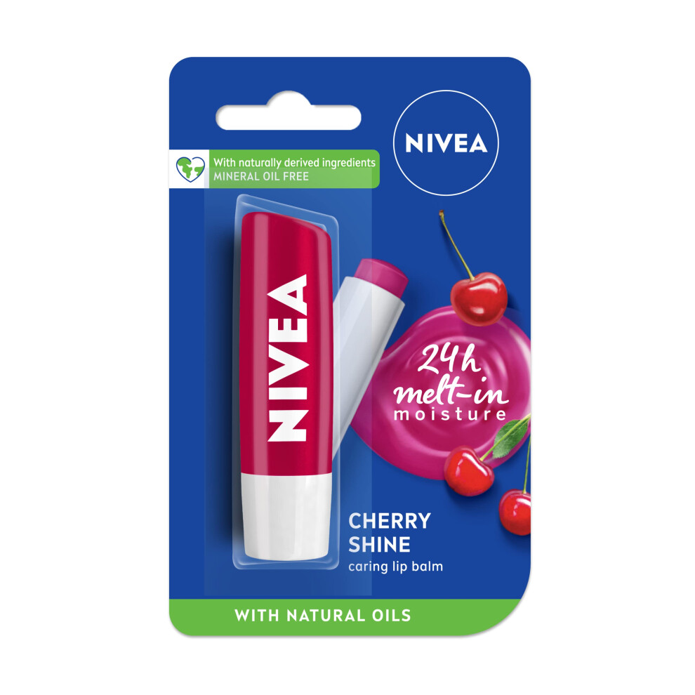 Nivea Lip Care Fruity Shine Cherry  4.8gm
