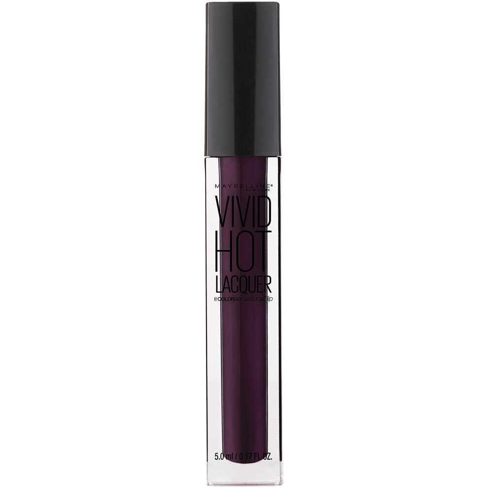 Maybelline New York Color Sensational Vivid Hot Lacquer Lip Gloss  Slay It  0.17 fl. oz.