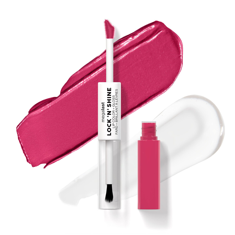 wet n wild Megalast Lock 'N' Shine Lip Color + Gloss Lipstick Irresistable