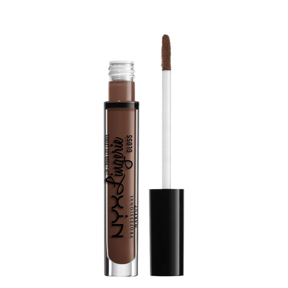 NYX PROFESSIONAL MAKEUP Lip Lingerie Gloss - Maison (Milk Chocolate Brown)-image-OPC-PFNH9XN-NEW