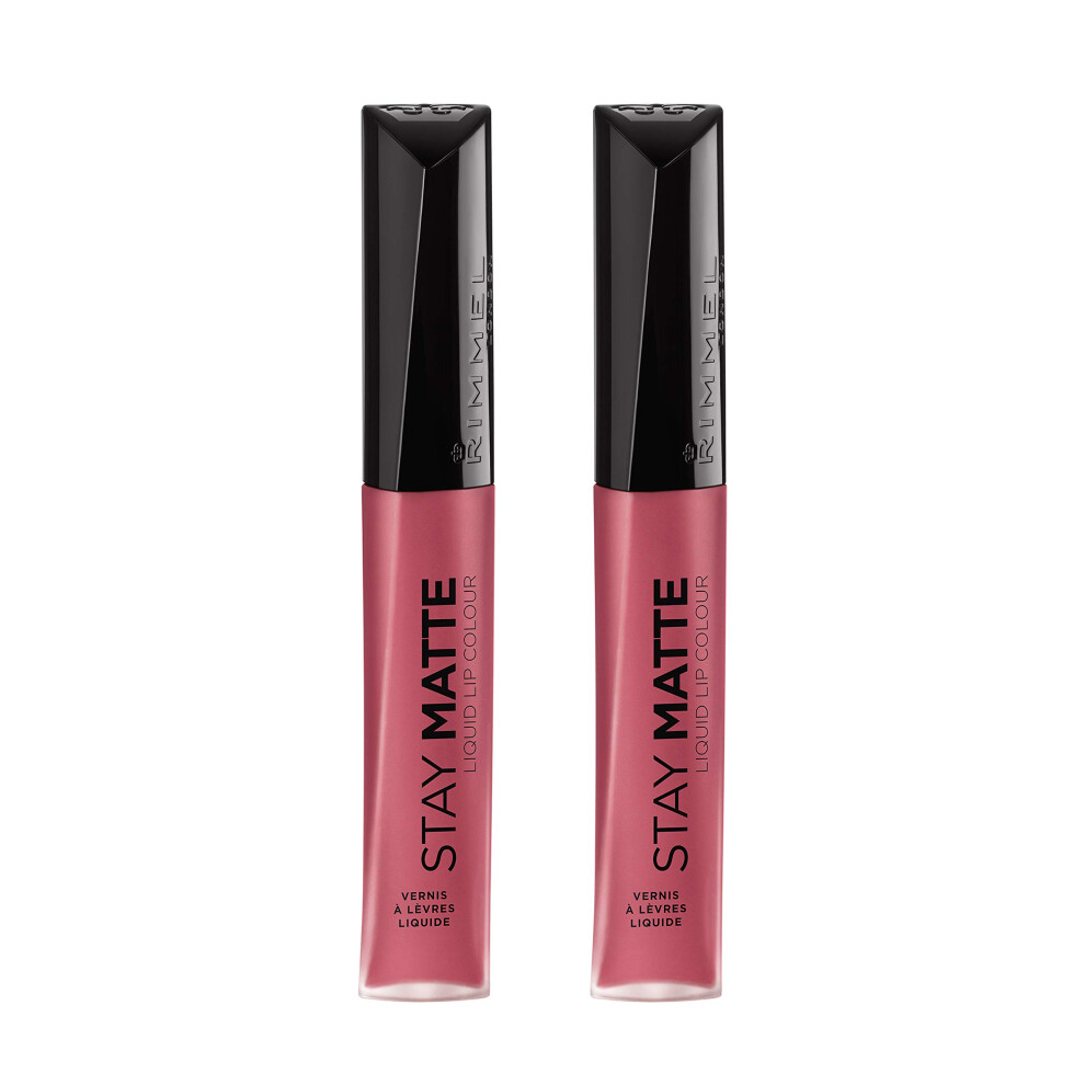 Rimmel Stay Matte Liquid Lip Color  Rose & Shine  2 Count