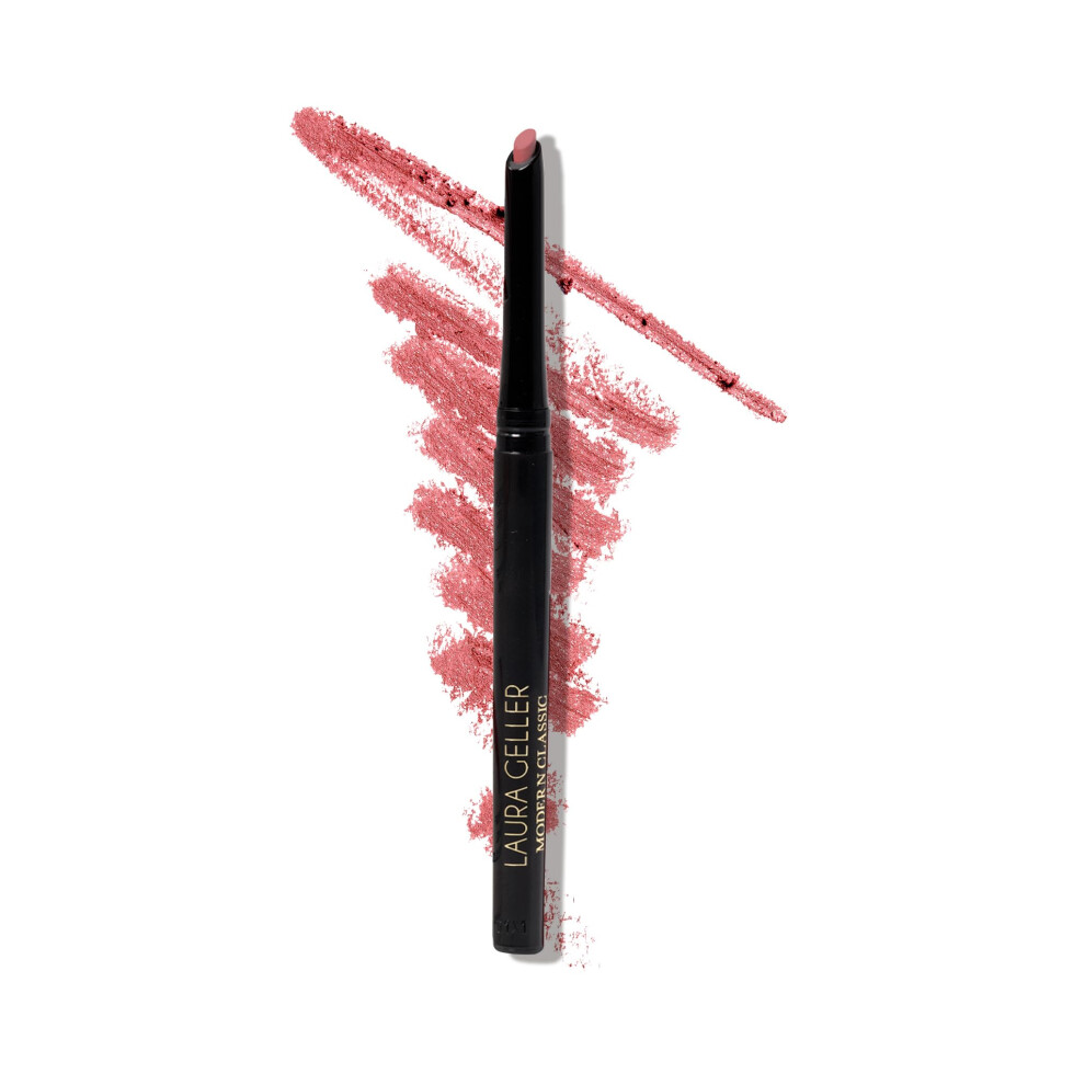 LAURA GELLER NEW YORK Modern Classic Lip Liner  Luxurious Creamy Long Lasting Lip Liner  Prevents Feathering and Fading  Radiant Rose