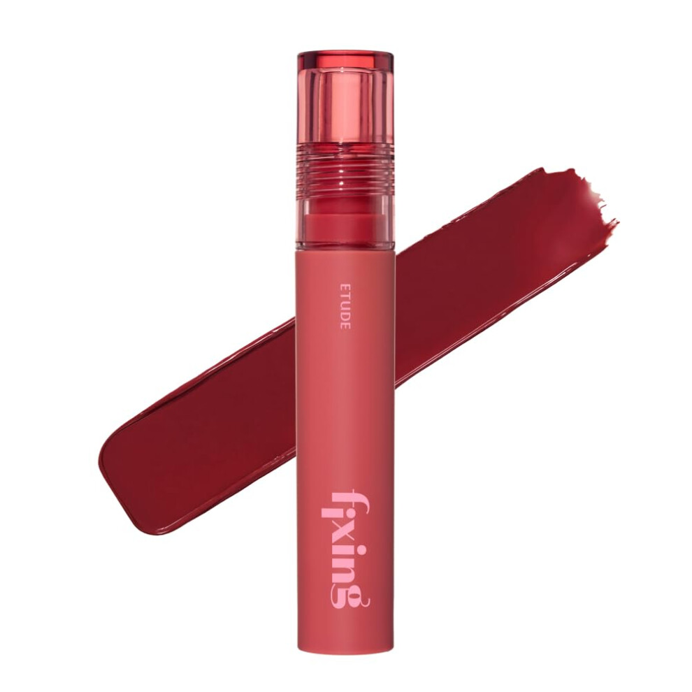 ETUDE Mask Proof Fixing Tint 4G, 17 Berry Red Lip Makeup, Stylevana - Image 3