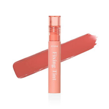 ETUDE Fixing Tint #03 Mellow Peach (23AD) | Long Lasting High Pigmented Liquid Lipstick | Waterproof Lightweight Matte Finish Lip Stain | Fu