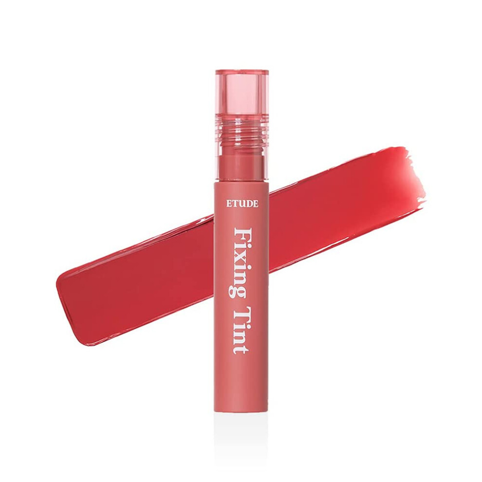 Etude Fixing Tint #01 Analog Rose (23Ad) | Long Lasting High Pigmented Liquid Lipstick | Waterproof Lightweight Matte Finish Lip Stain | Ful