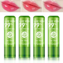 WENJLYJ 4 STUKS Alo?Vera Lipstick Magische Temperatuur Kleur Veranderende Lipgloss Set Langdurige Voedzame Waterdichte Lippenbalsem Hydraterende Lips
