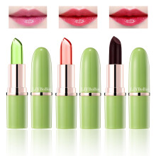 3PCS Aloe Vera Color Changing Lipstick Set Magic Jelly Lipstick Long Lasting Highly Pigmented Color Change Lip Gloss Waterproof Lips Moistur