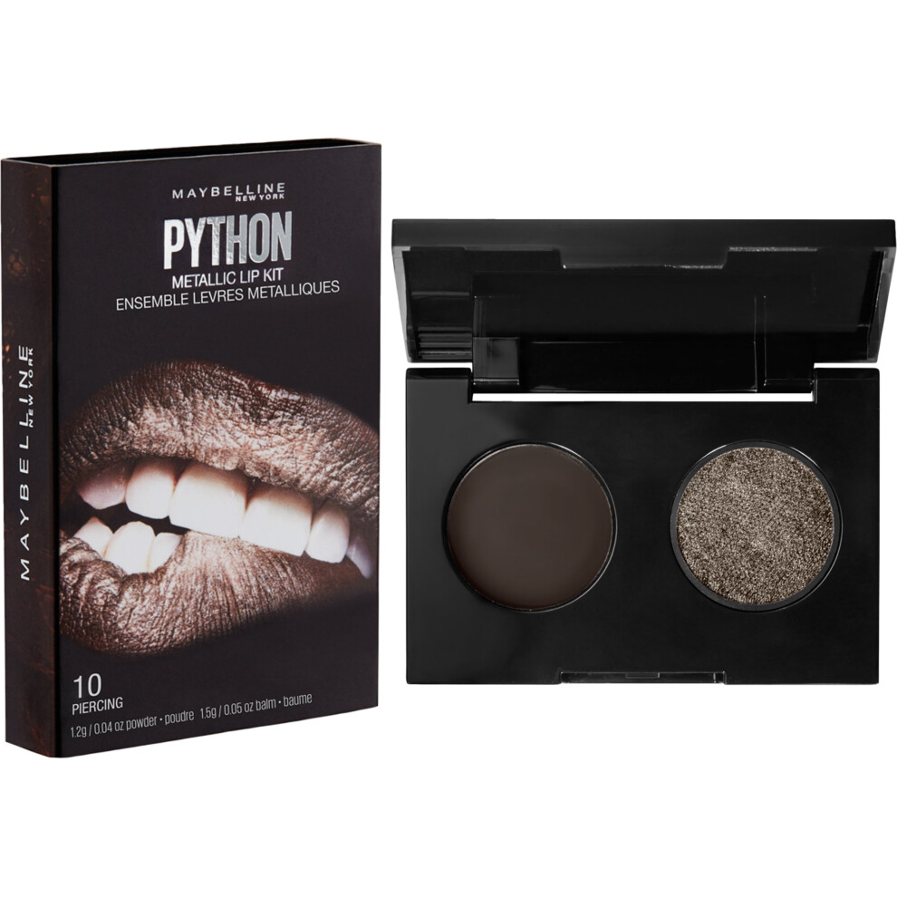 Maybelline New York Lip Studio Python Metallic Lip Makeup Kit  Piercing  0.09 oz.