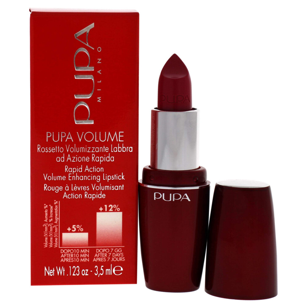 Pupa Volume Rapid Action Enhacing Lipstick - 305 Pop Fuchsia Milano for Women - 0.123 oz Lipstick