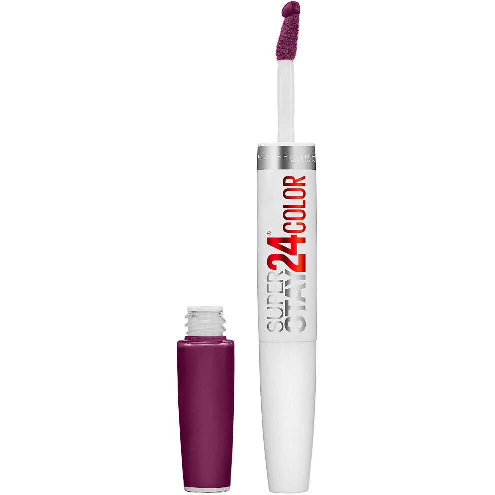 Maybelline SuperStay 24 2-Step Liquid Lipstick Makeup  Boundless Berry  1 kit