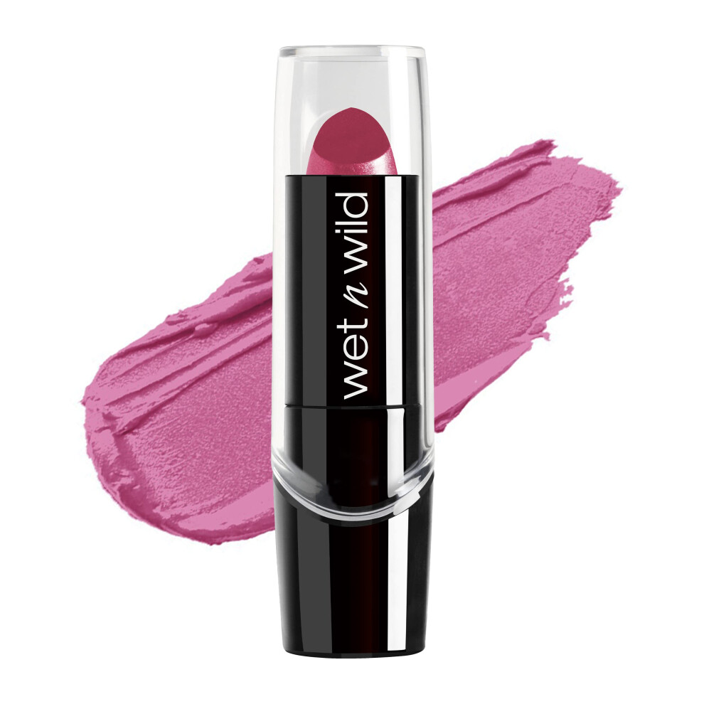 wet n wild Silk Finish Lipstick  Hydrating Rich Buildable Lip Color  Formulated with Vitamins A E  & Macadamia for Ultimate Hydration  Cruel