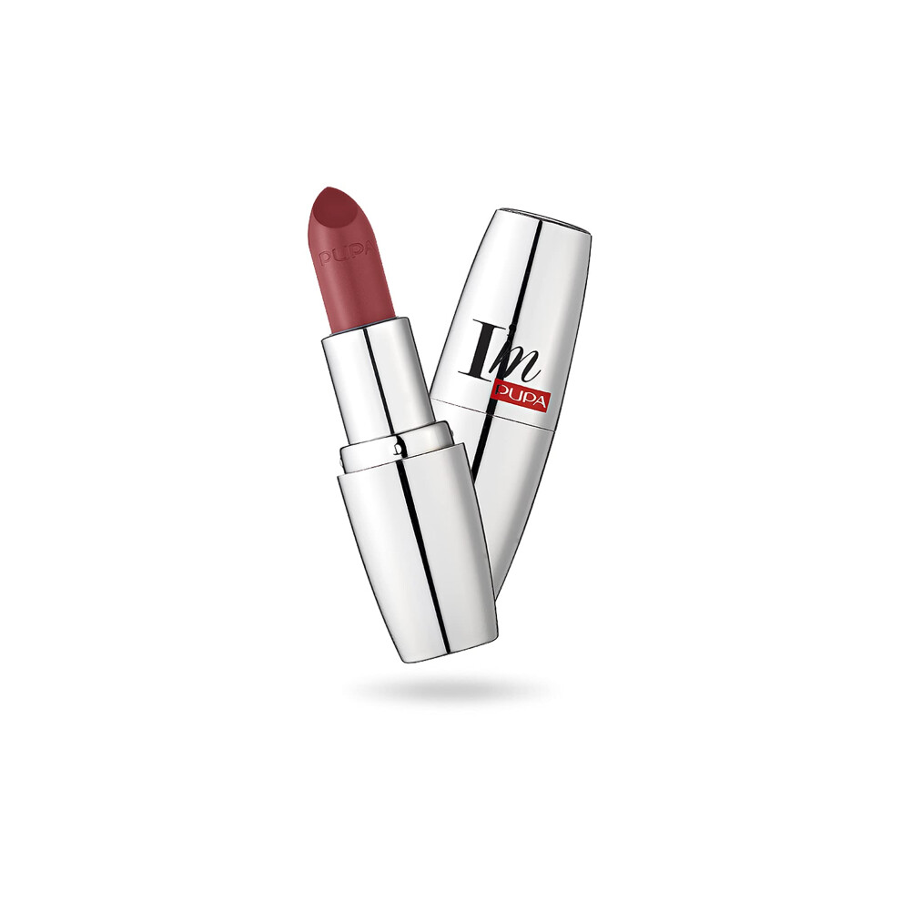 Pupa I Am Pure-Colour Lipstick - 109 Walnut Milano for Women - 0.123 oz Lipstick