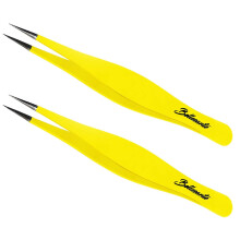 Bellesante 2 PCS Pinzas de Precisión de Grado Quirúrgico - Mejor Acero Inoxidable para Extracción de Vello