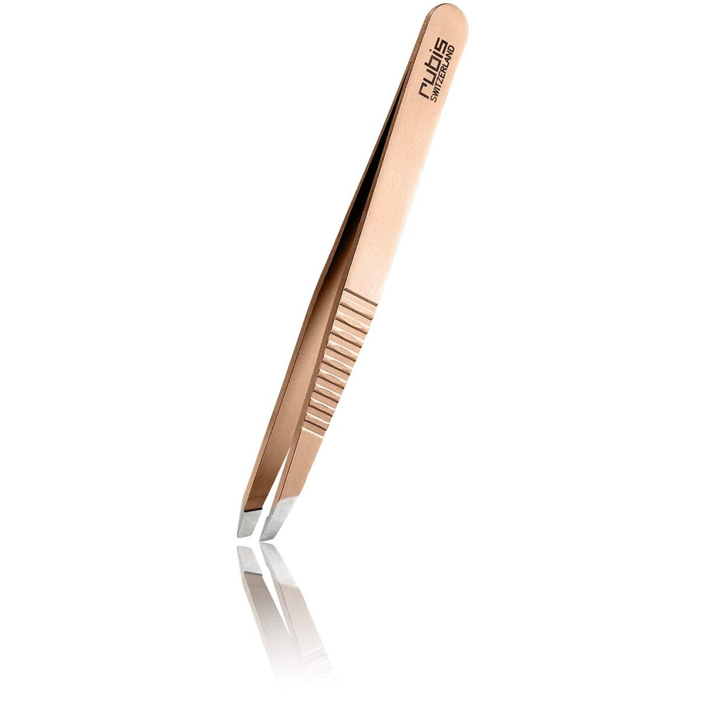 Rubis Tweezers Classic Progrip Red Gold - 1K103PGRG Rubis Switzerland Swiss Made World Renowned Precision