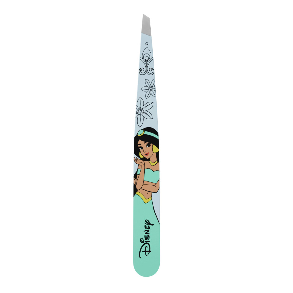 Tweezerman Jasmine Slant Tweezer - Eyebrow Tweezers for Women and Men