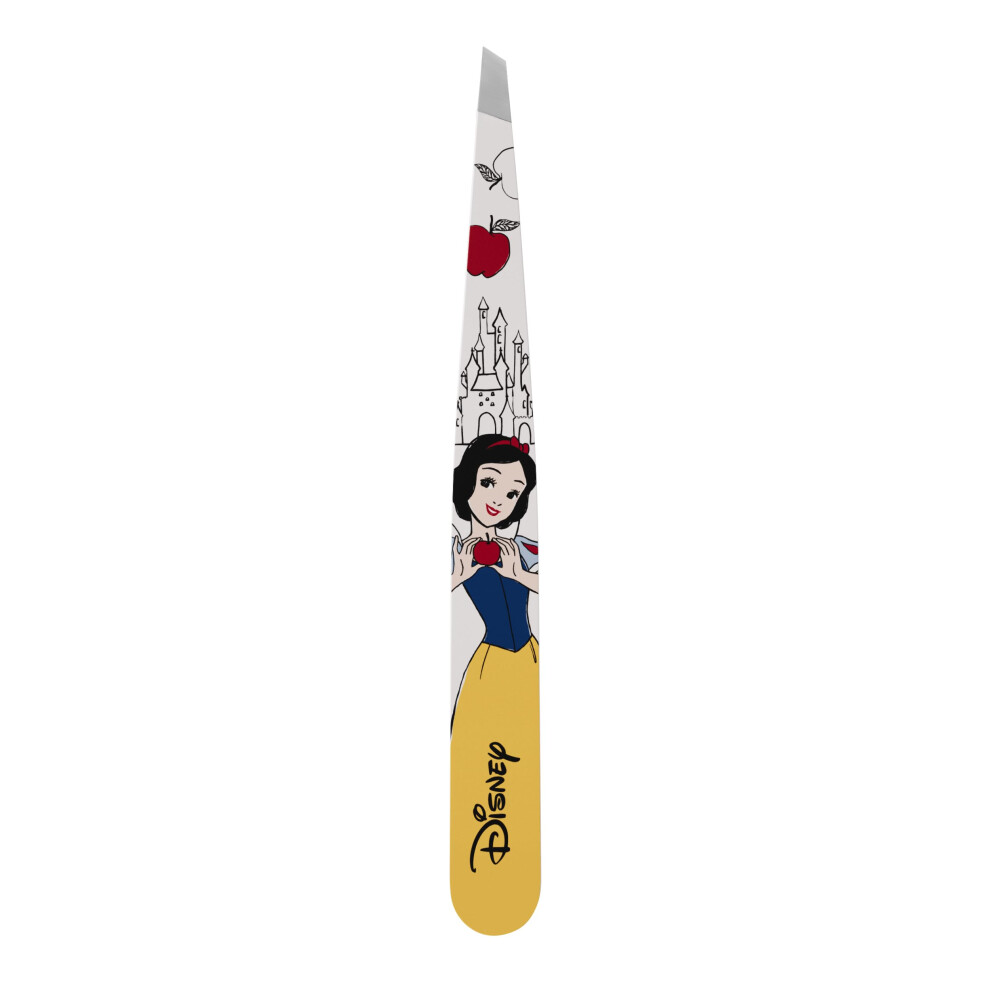 Tweezerman Snow White Slant Tweezer - Eyebrow Tweezers for Women and Men