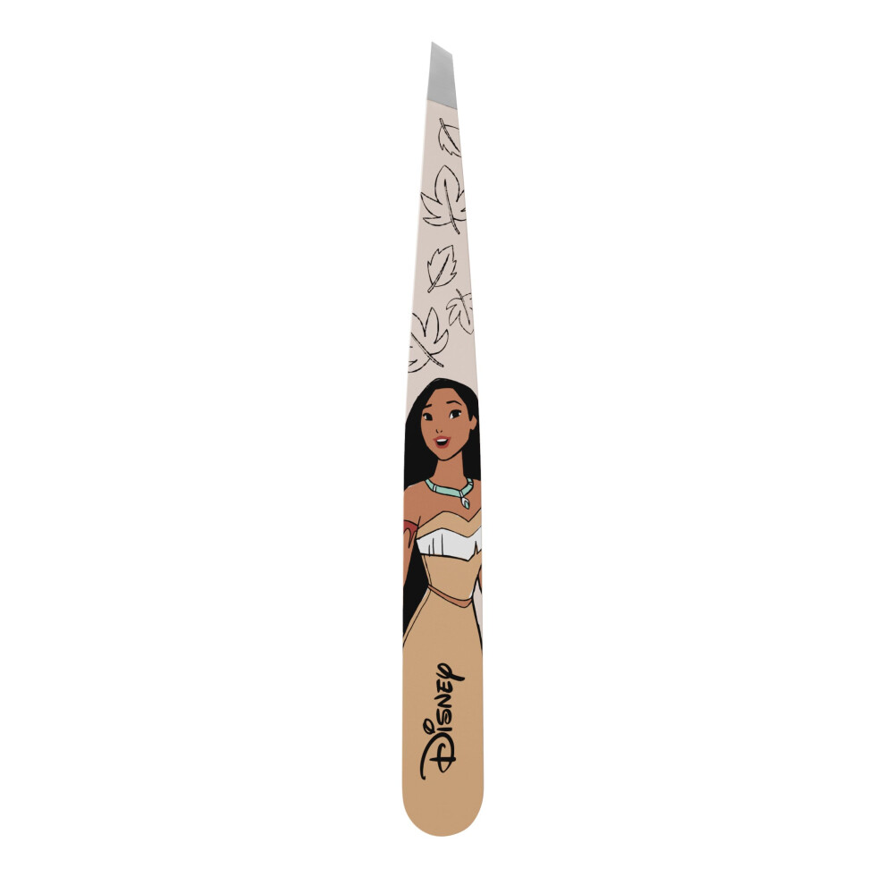 Tweezerman Pocahontas Slant Tweezer - Eyebrow Tweezers for Women and Men