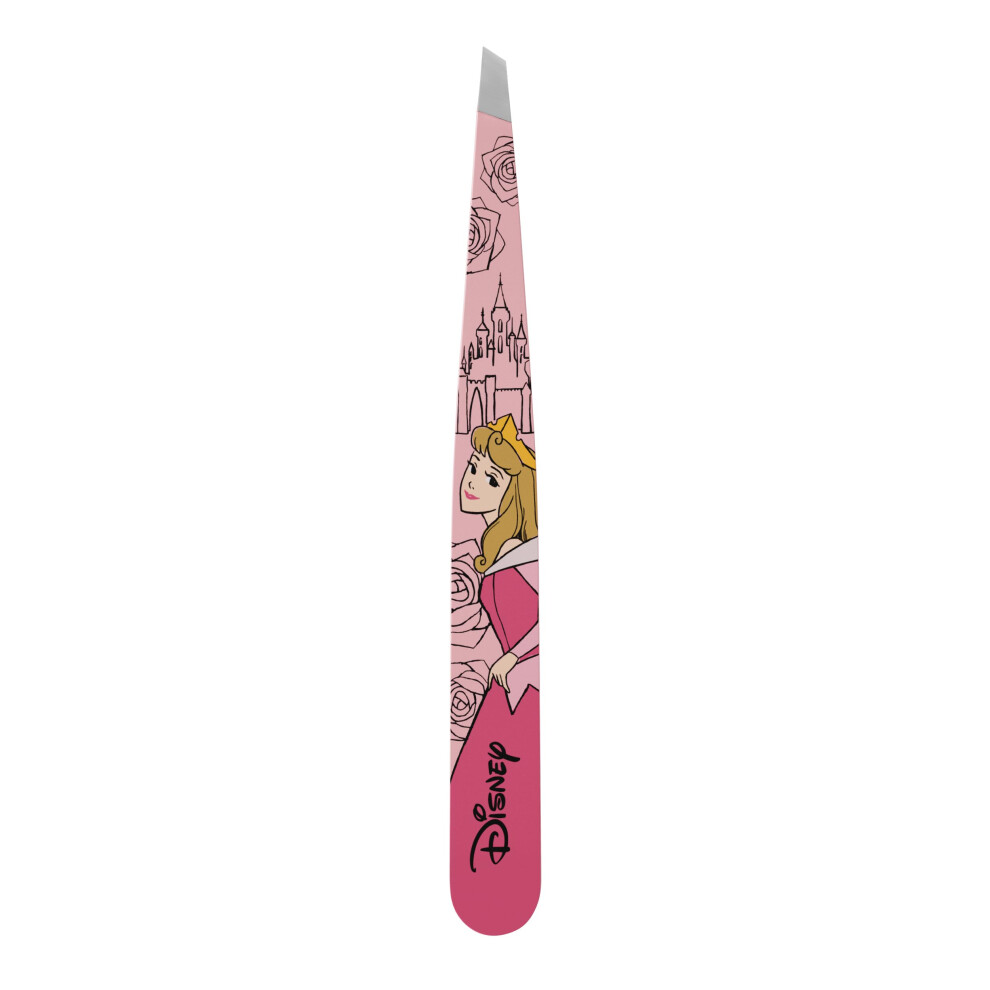 Tweezerman Aurora Slant Tweezer - Eyebrow Tweezers for Women and Men