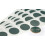 My Scratch Offs 0,70 tommer S?lv Runde Scratch Off Sticker Labs - 250 Pack 1