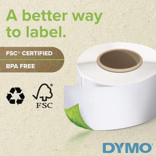 DYMO DYMO Αυθεντικές Ετικέτες Τιμής 2-Ανατυπώσεων, Ετικέτες DYMO για LabelWriter, 3/8" x 3/4", 1 Ρολό 1500 2