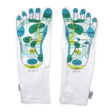 Deluxe Comfort Damen Spa Socken, Einheitsgröße - Reflexologie-Design - Verhindert trockene Haut