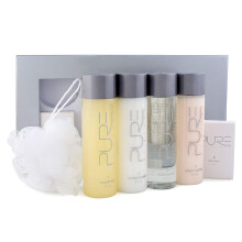Conjunto de presente Pure by Gloss - aroma de limo fresco - para todos os tipos de cabelo e pele - com shampoo [8,5 onas] condicionador [8,5 on