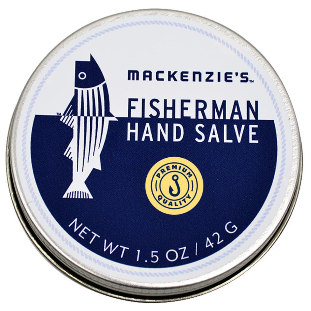 MacKenzie's Fisherman Hand Salve - Gifts for Men - Coastal Gifts - Gifts for Fishermen - All Natural - Hand Repair - Dry Skin Repair - Highl