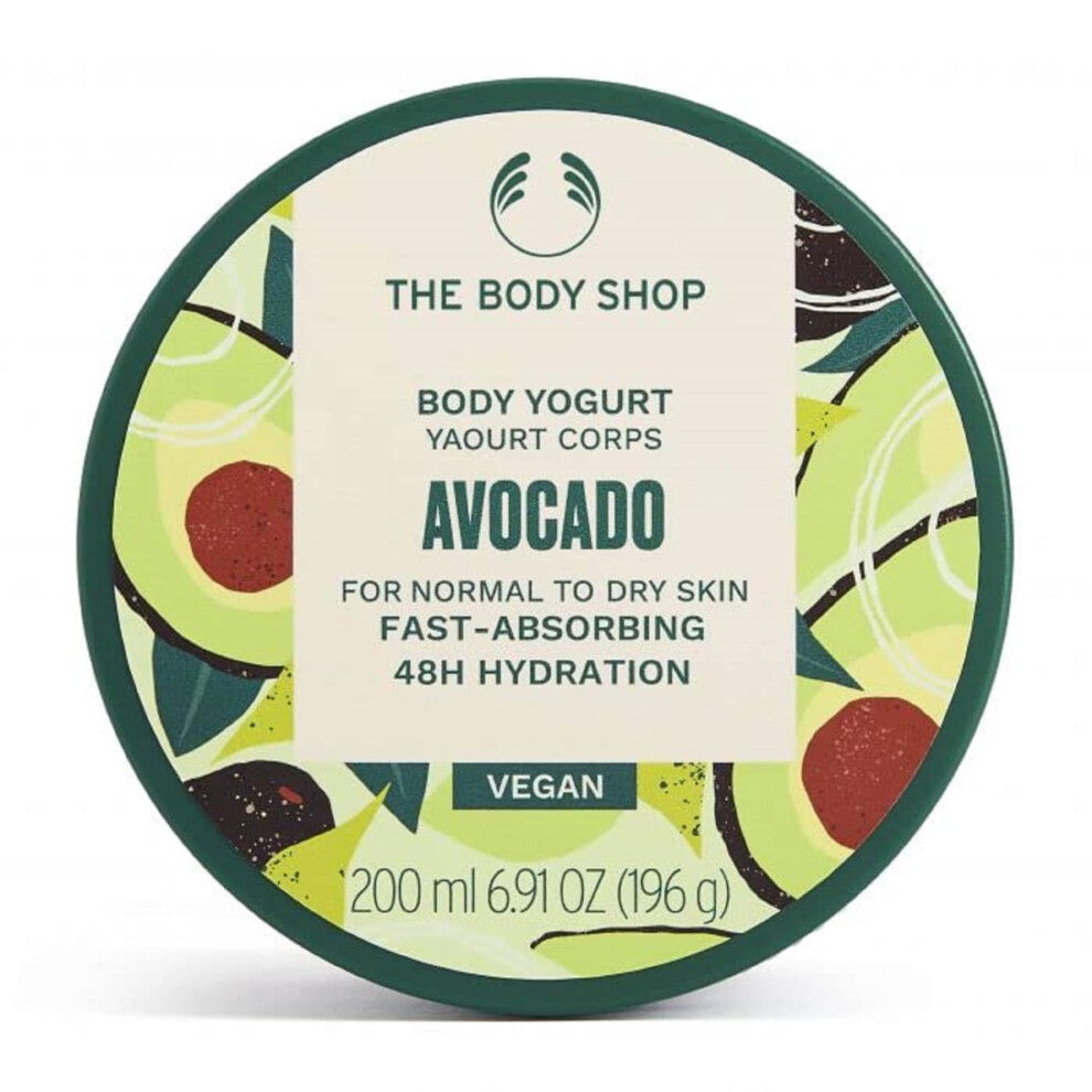 The Body Shop Avocado Body Yogurt - Body Moisturizer - For Healthy  Glowing Skin - Vegan - 6.91oz