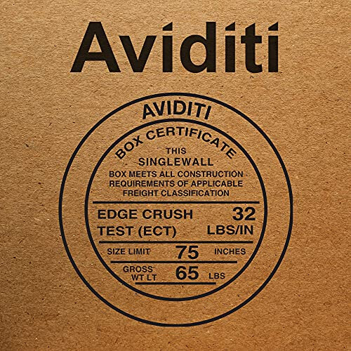 AVIDITI Κουτιά Αποστολής 8"L x 8"W x 4"H, 25-Πακέτο | Κουτί Κοντραπλακέ για Συσκευασία 1