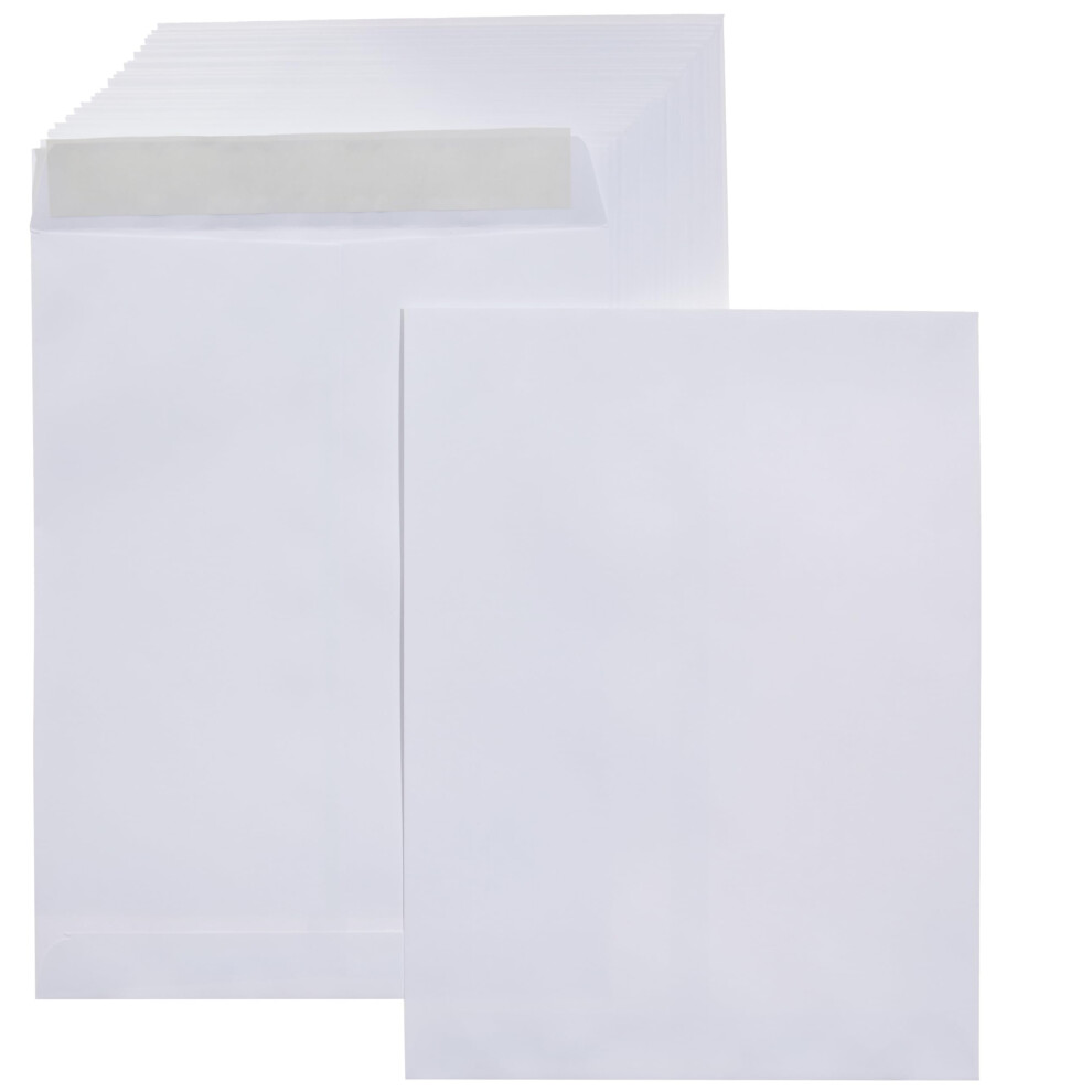 Amazon Basics Catalog Mailing Envelopes  Peel and Seal  9x12 Inch  100-Pack  White