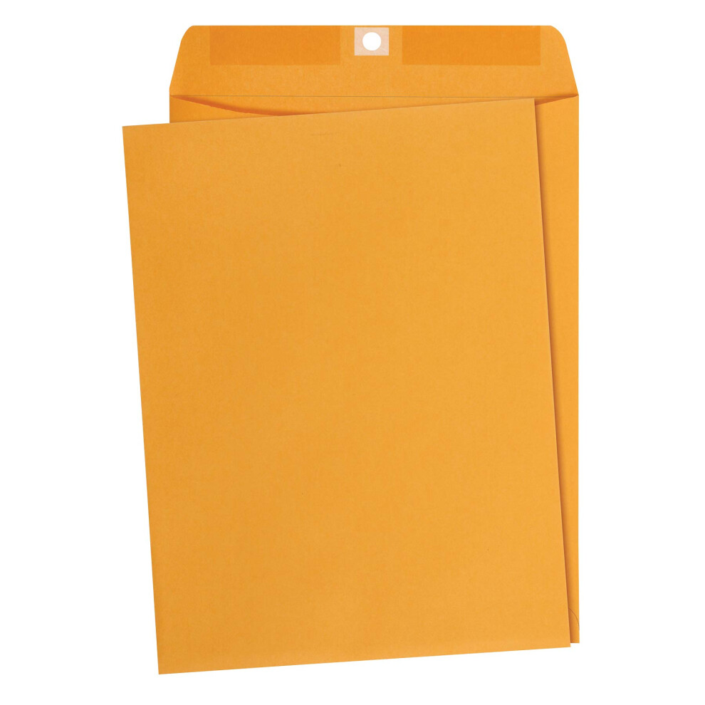 Amazon Basics 9 x 12-Inch Clasp Kraft Envelopes  Gummed  100-Pack