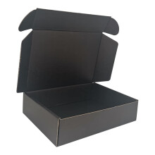 CH-BOX 50er-Pack 9x6x2 Zoll kleine Versandkartons aus Wellpappe f   r Unternehmen, Schwarz (CM962B)