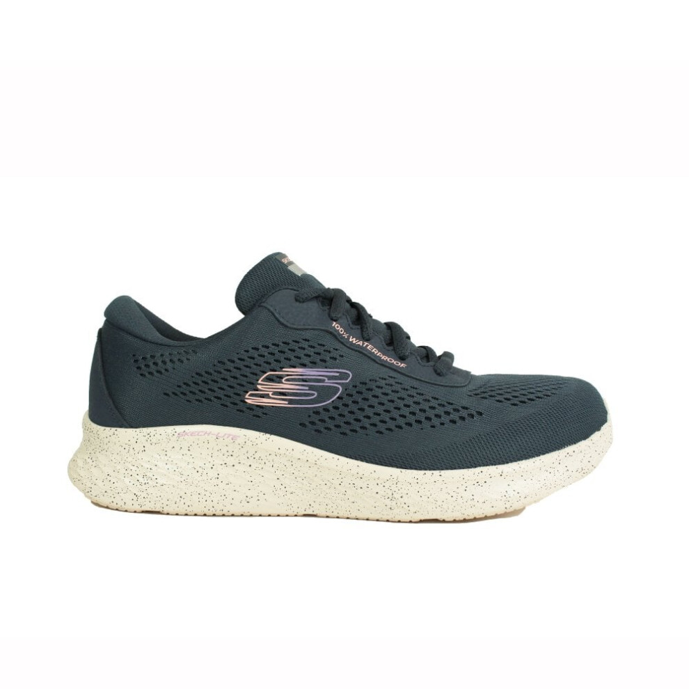 (4 (Adults')) Skech-Lite Pro - Through The Mud | Navy | Women's Waterproof Trainers