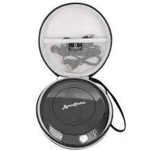 Tourmate CD-Player-Tasche kompatibel mit ByronStatics PCD220B / GPX PCB319B Tragbarer Disc-CD-Player Reise-Tragetasche (Nur schwarze Tasche)