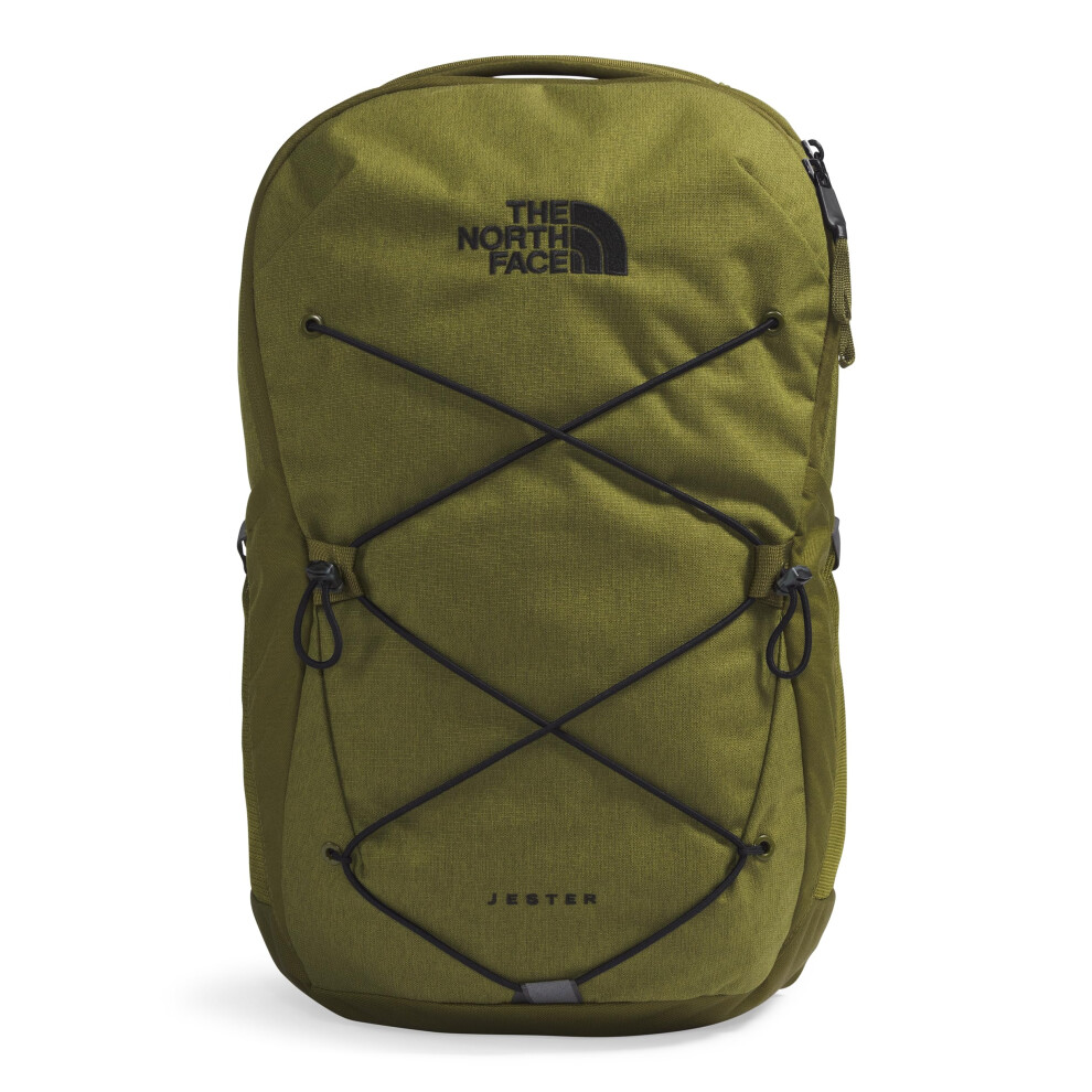 THE NORTH FACE Jester Everyday Laptop Backpack  Forest Olive Light Heather/TNF Black  One Size