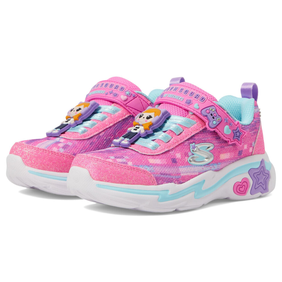 Skechers Girls Snuggle SNEAKS Sneaker  Pink/Multi  12 Little Kid