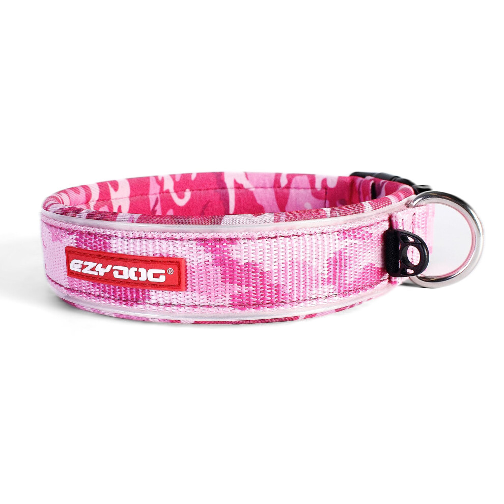 EzyDog Neo Dog Collar  Medium  Pink Camo