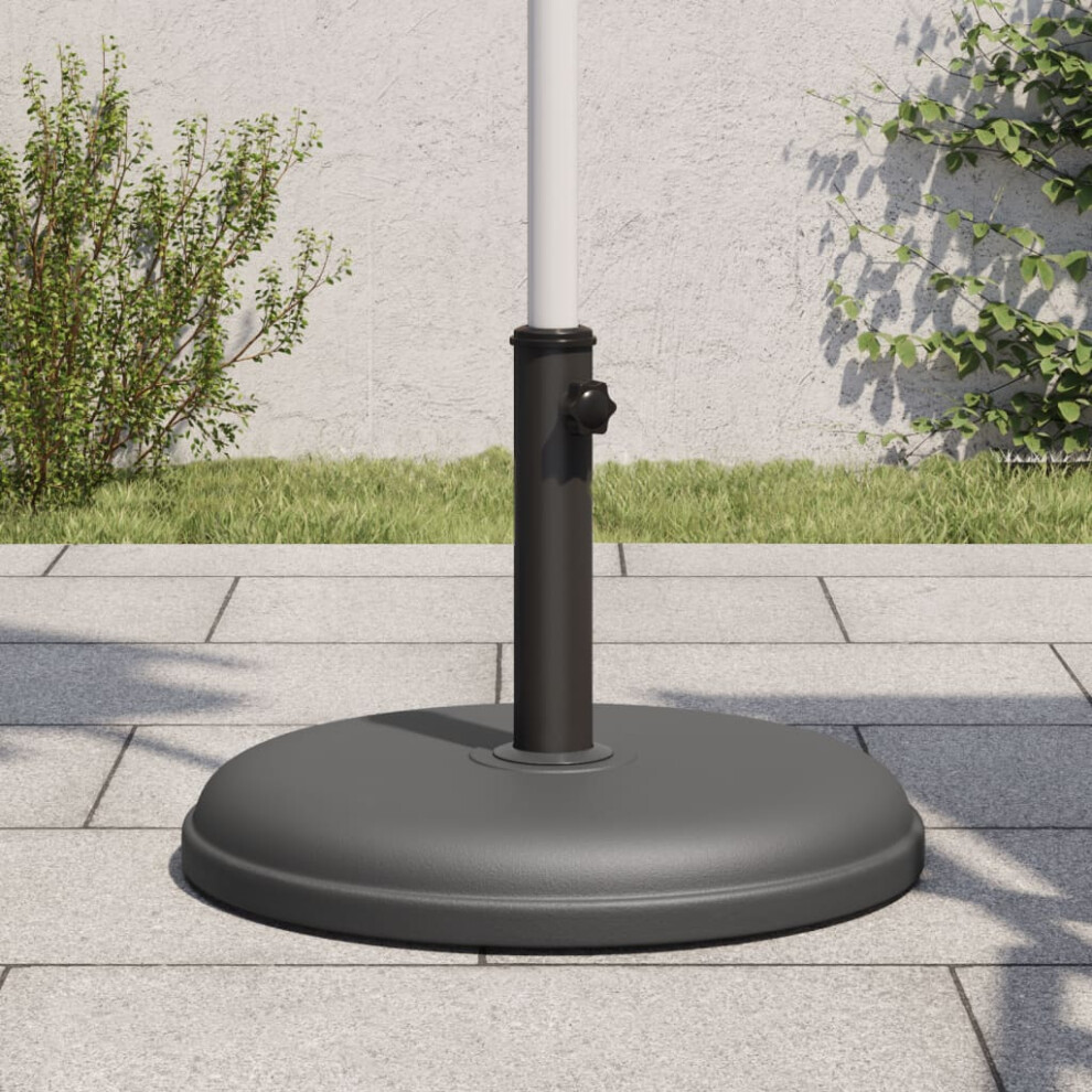 Vidaxl Parasol Base For 1.3/1.4/1.5 Poles 33.1 Lb Round