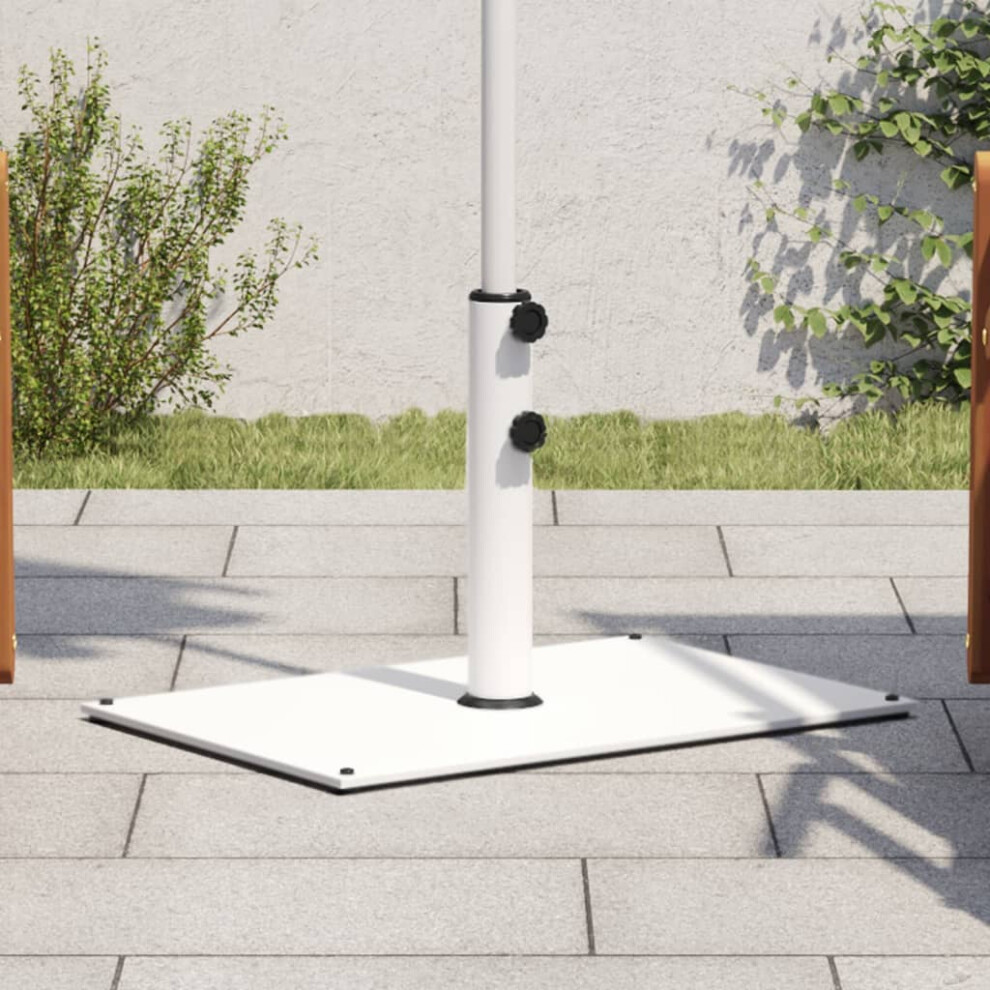 Vidaxl Parasol Base For Ø32/38/48 Mm Poles Umbrella Base 15 Kg Rectangular