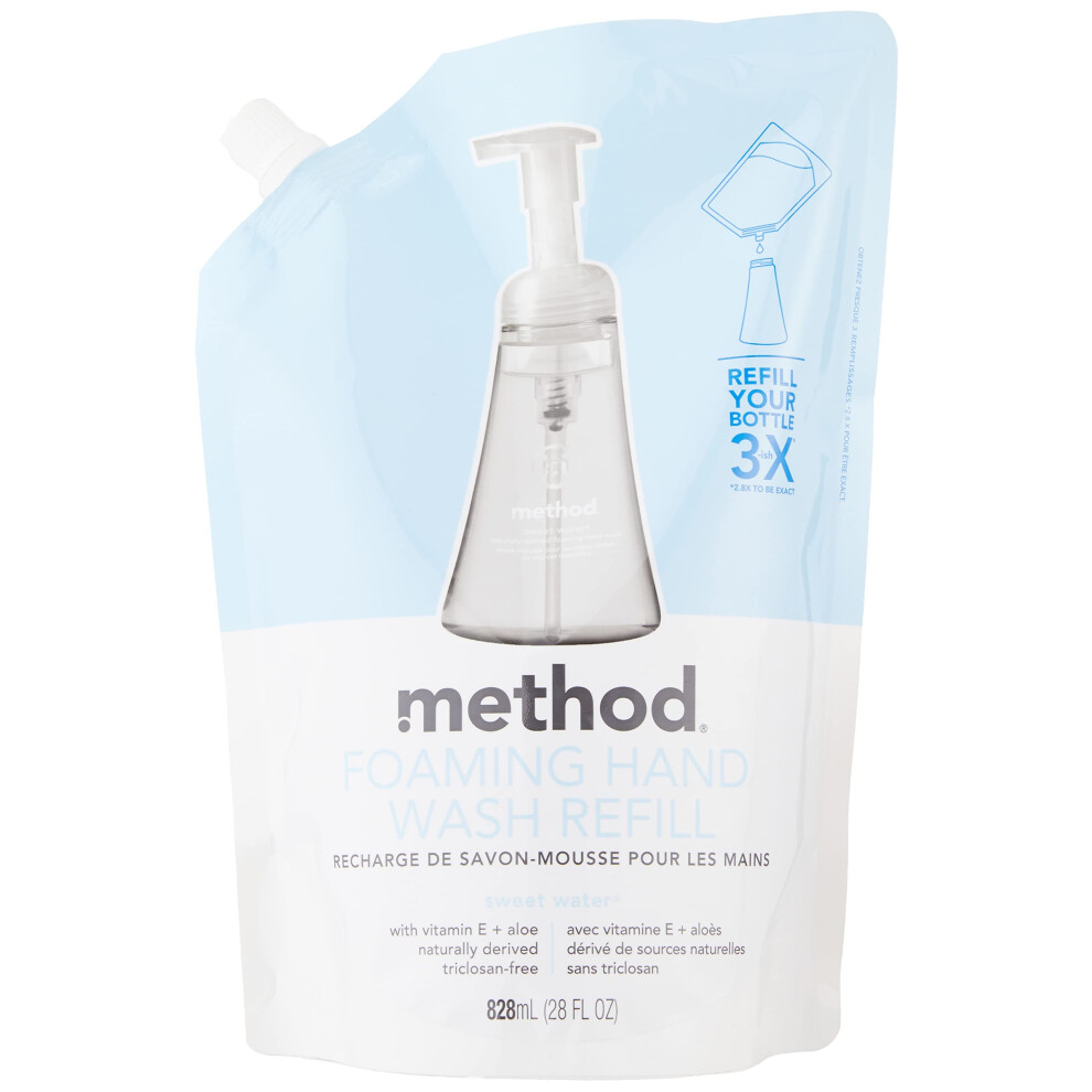 Method Foaming Hand Wash Refill  Sweet Water  28 Ounce