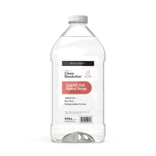 Sapone Liquido Gel Clean Revolution, Ricco e Setoso, Lavorazione Veloce, Risciacquo Rapido, Oli Essenziali (Geranio Menta) 64 Fl Oz