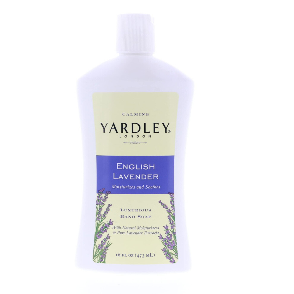 Yardley London Liquid Hand Soap - English Lavender - 16 oz - (Pack of 4)